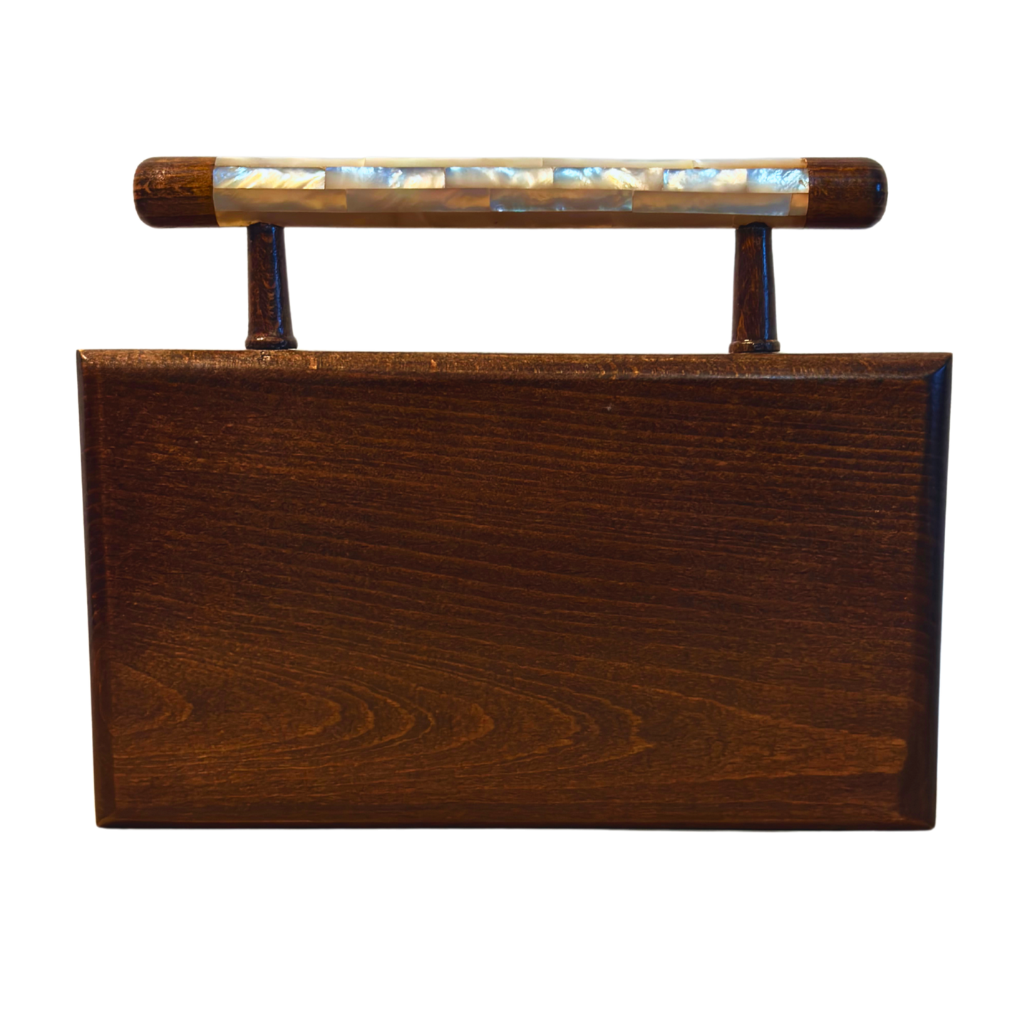 Yasmine – Luxury Damascene Clutch with Mother of Pearl Inlay & Brocade Interior