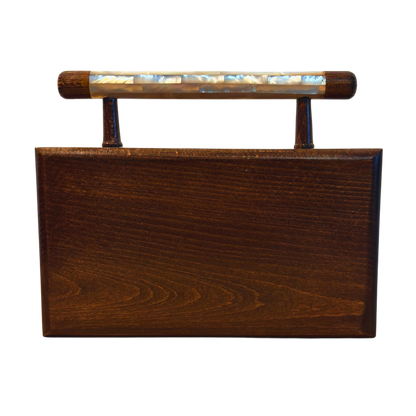 Sham – Luksusowa Torebka Damasceńska z Kwiatową Masą Perłową i Brokatową Podszewką