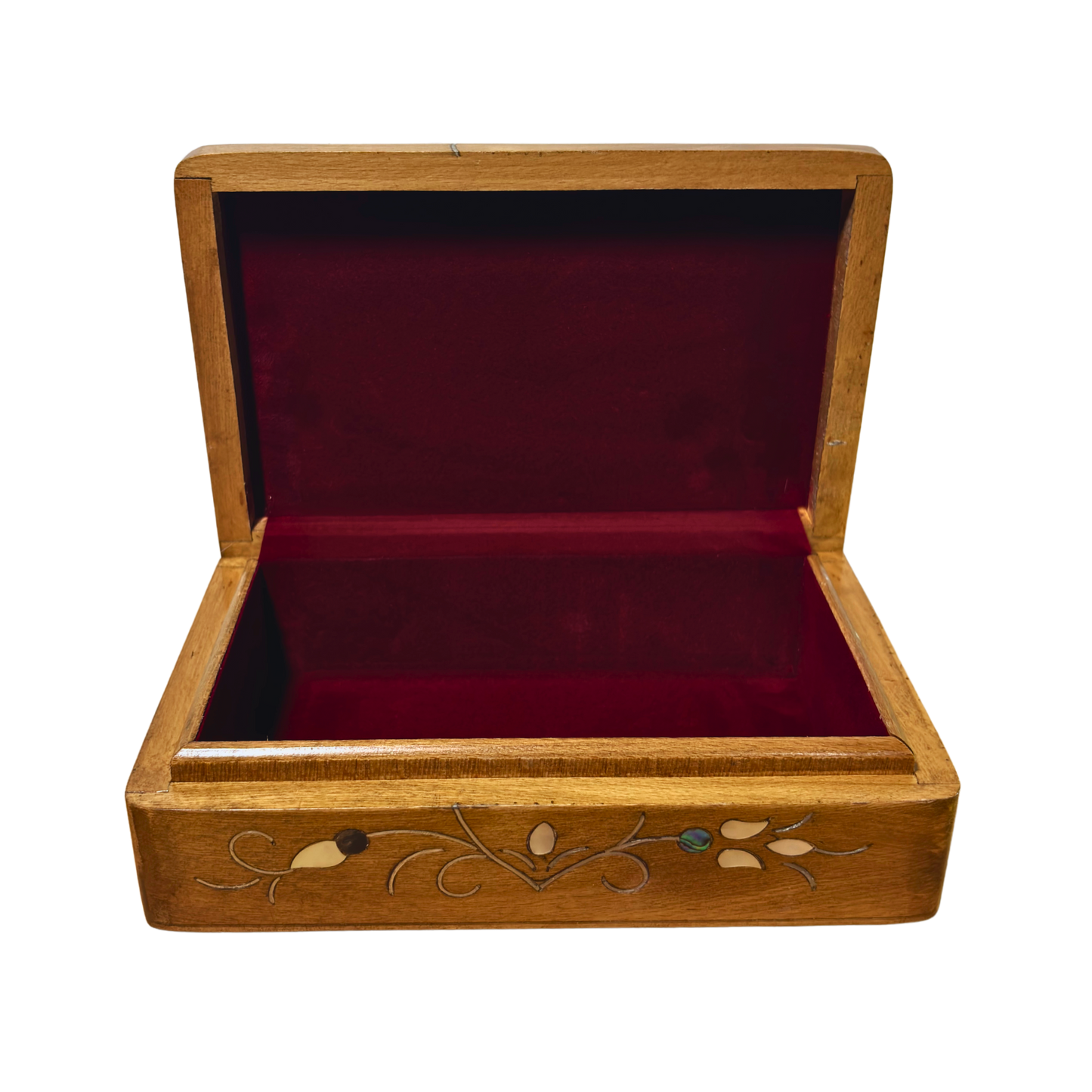 Damasceńska Szkatułka Luksusowa – Masa Perłowa & Aksamit