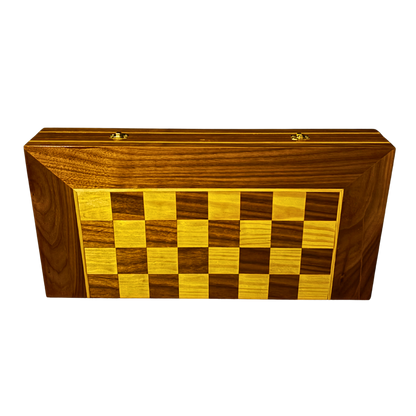 Handgemaakte Damasceense Schaak- en Backgammontafel van Gaby Al Dayeh – Klassiek Mozaïekontwerp