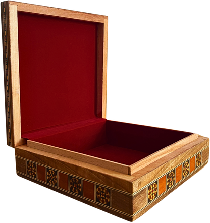 Damascene Mosaic Box – Handcrafted Art for Jewelry & Keepsakes