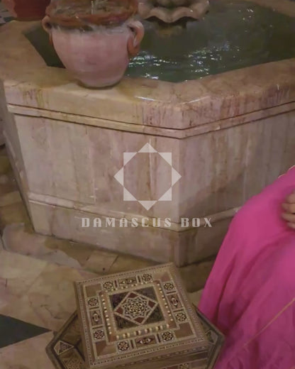 Damascene Mosaic Box – Handcrafted Art for Jewelry & Keepsakes